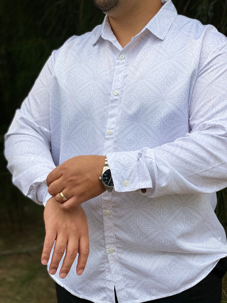 White Elei men’s dress shirt